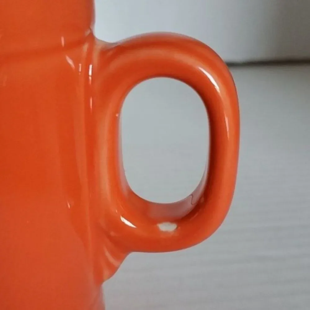 Fiestaware Fiesta Pepper Shaker Extra Large Range Ceramic Container Poppy Orange